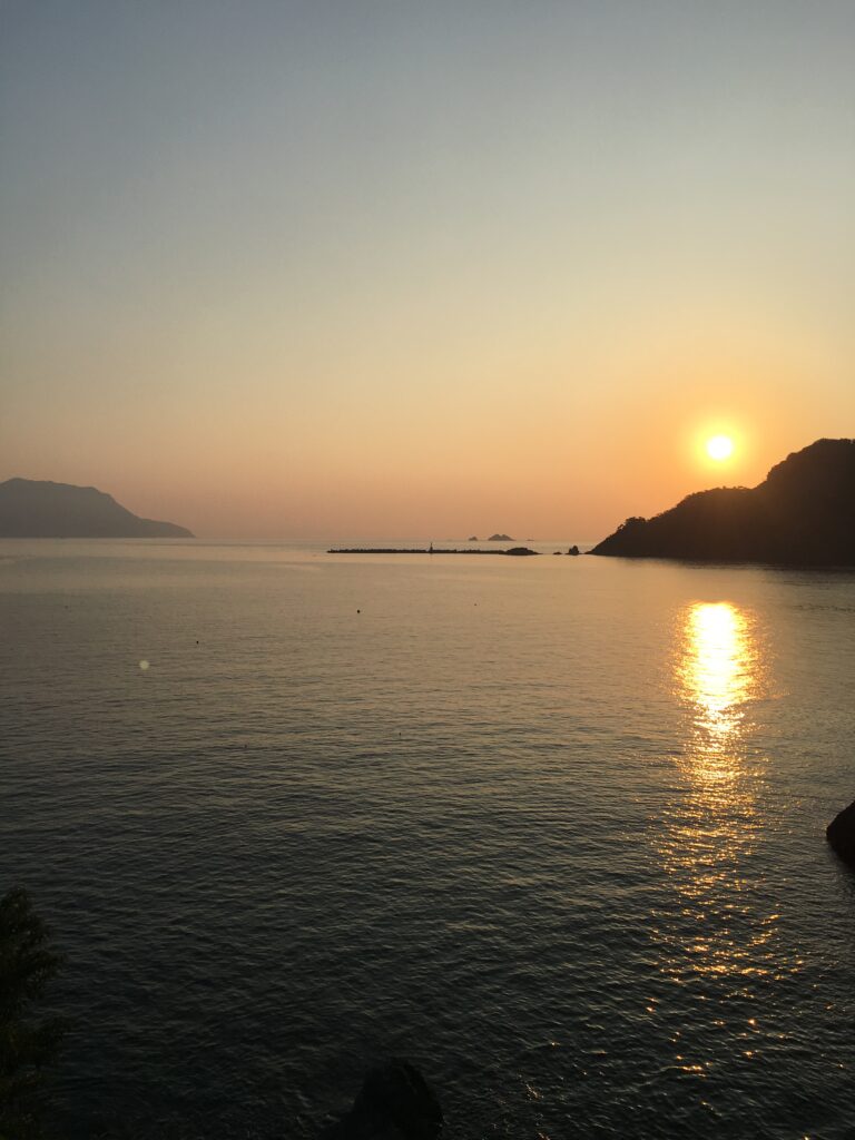 常神半島　夕方